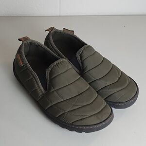 Ozark Trail Green Slip-On Loafers with Quilted Design Soft Padded Interior